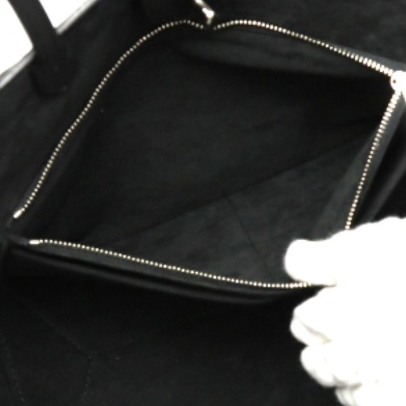 Louis Vuitton Calf Leather LockMe Tote Noir Black - Picture 7 of 8